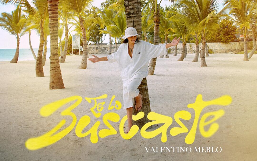 El joven Valentino Merlo presentó «Te lo buscaste»